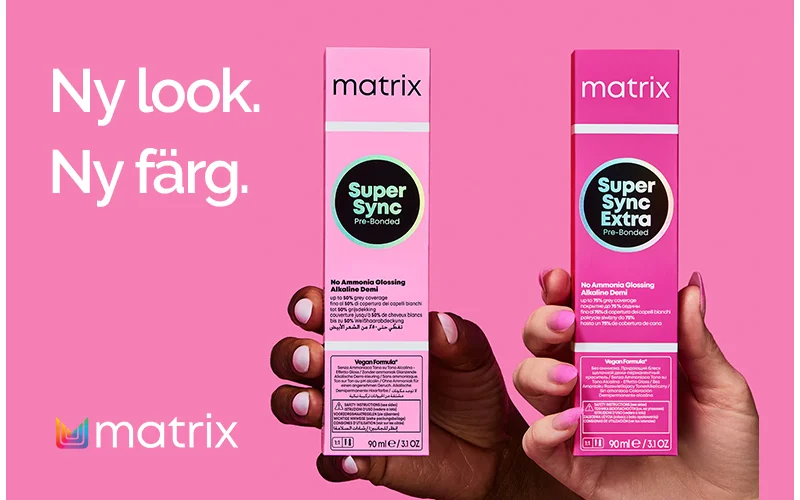 Matrix SoColor Sync och SoColor Sync Extra hårfärger – Ny look ny färg